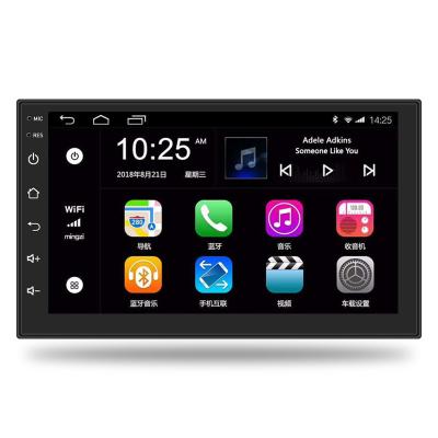 China Plastic Universal Din 2 7 inch Android Car Stereo with USB WIfi GPS Navigation for Car Multimedia Radio Player for sale