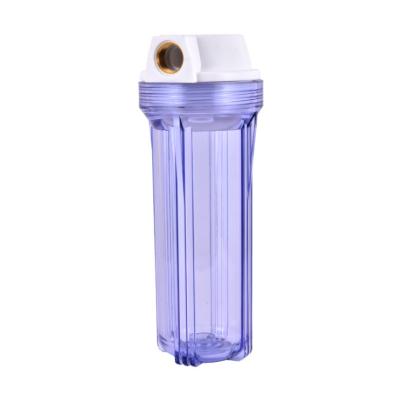 China Household Reverse Osmosis 10 20 Inch High Pressure Plastic Clear Water PVC Filter Housing for sale