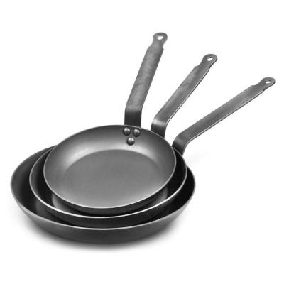 China High Quality Viable Steel Kitchen Accessories Multifunctional Professional Black Non Stick Frying Pan for sale