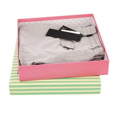 China Recycled Materials Recycled Garment Paper Box Custom Logo Color Garment Dress Shipping Box For Clothing for sale