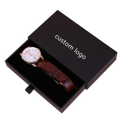 China Recycled Materials Wholesale Recycled Pull Out Christmas Watch Gift Box Cardboard For Watch for sale