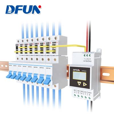 China DFUN Single Phase Commercial Electric Meter With RS485 DIN RAIL Multi Channel Energy Meter DFPM20D Multi Channel Energy Meter for sale