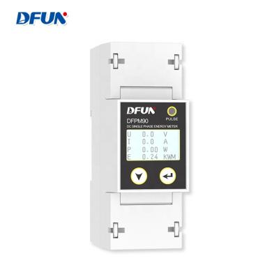 China DFUN DFPM90 DC Single Phase For EV Charger DIN Rail RS485 Electric Power Meter DFPM90 for sale