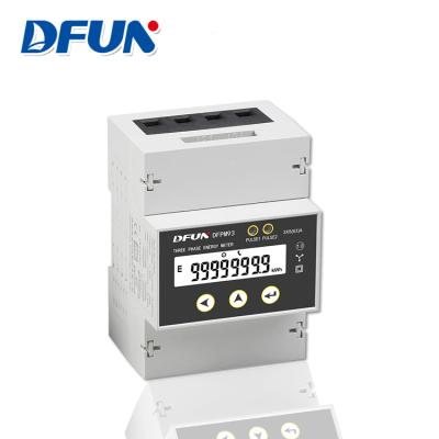 China DFUN DFPM93 Digital Three Phase Energy Meter With Multi Tariff Energy Value Function DFPM93 for sale