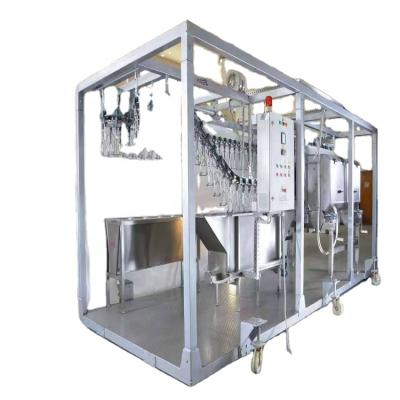 China Save Cost Automatic Mobile Complete Poultry Slaughtering Line Chicken Machinery for sale