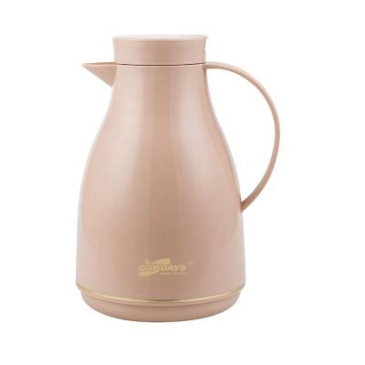 China 600ml DAYDAYS Viable Body Refillable Glass Water Bottle Plastic Body Coffee Pot Vacuum Flask China Factory for sale