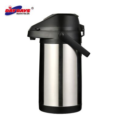 China Top quality 3000ml double wall 201 stainless steel vacuum compressor jar dispenser viable thermos flask bottle for sale