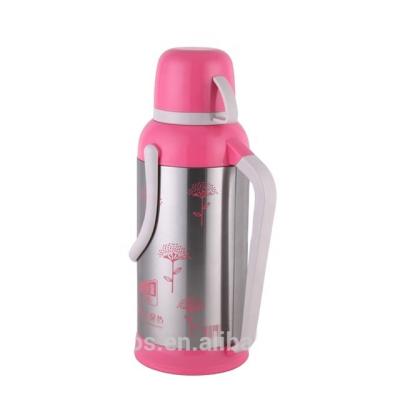 China DAYDAYS 3200ml Viable Hot Glass Water Bottle Steel Body Refill Bottle Thermos Vacuum Flask Teapot for sale