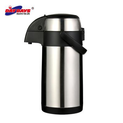 China 3000ml Stainless Steel Double Wall Compressor Pot Viable Thermos Vacuum Cooler Flask Water Bottle Dispenser Cup for sale