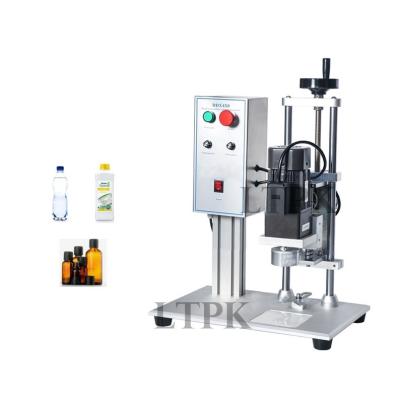 China Electric Semi Automatic Food Spray Water Beverage Hand Sanitizer Bottle Screw Sealing Tabletop Capping Machine for sale