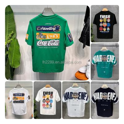 China Other new fashion high street heavyweight printed T-shirt high quality men's T-shirt summer wholesale for sale