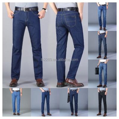 China Factory Wholesale Trade Edition Breathable Loose Straight Men's Hot Stretch Pencil Jeans Plus Size for sale