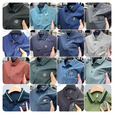 China Wholesale Men's Luxury Embroidered PoloT Shirts Breathable Anti-Wrinkle And Quick Dry Casual Polot T-shirts For Men for sale