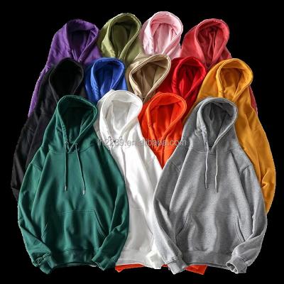 China Anti-Wrinkle High Quality 500g Cotton Men's Hooded Sweatshirt Ordinary Jogging Hoodie for sale