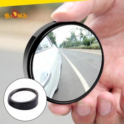 China SUNNUO Vehicle Small Round Convex Adjustable 360 ​​Rotate Car Wide Angle Rear View Mirror for sale