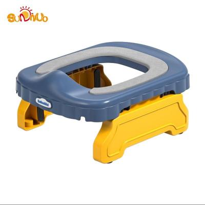 China SUNNUO Multifunctional Easy Folding Car Folding Non Slip Portable Reusable Potty Travel Baby Toilet Potty Training Seat for sale