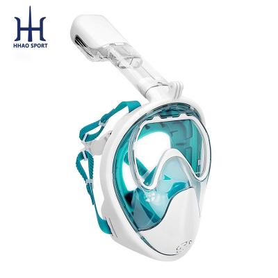 China Anti-Leak Tempered Glass Full Face Mask Respirator Breathable Swimming Diving Mask for sale