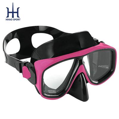 China New Anti-leak Factory Supply Design Adults Food Grade Silicone Optical Lens Diving Mask for sale