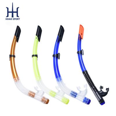 China Snorkeling Silicone Cheap Mouthpiece Snorkel Dry Top Scuba Diving Tube For Adults for sale