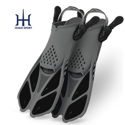 China Snorkeling Diving Swimming Fins Adjustable Swimming Snorkeling Fin Dongguan Watersport Men's Wide Feet for sale