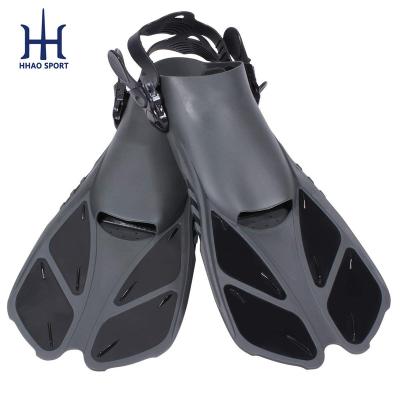 China Snorkeling Diving Swimming Amazon Factory Price Hot Adults Open To Heel Short Blade Swimming Fin Diving Snorkeling Fins for sale