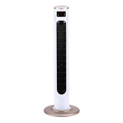 China Hotel Factory Hot Sale Modern 36 Inches Tower Fan Stand Floor Fan With LED Display 3 Speeds Remote Control Normal Natural Sleep Modes for sale