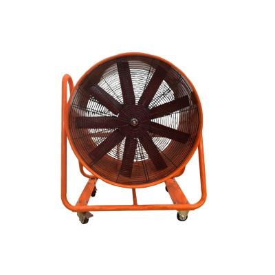 China Advertising Company Factory Orange Modern Heavy Duty Movable Fans Greenhouse Directly Ventilation High Power Industrial Fan for sale