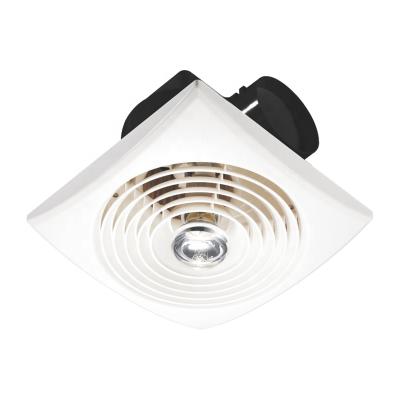 China Houses 4 Inch Ceiling Vent Pipe Mounted Exhaust Fan With Lighting 110v/127v/220-240v for sale