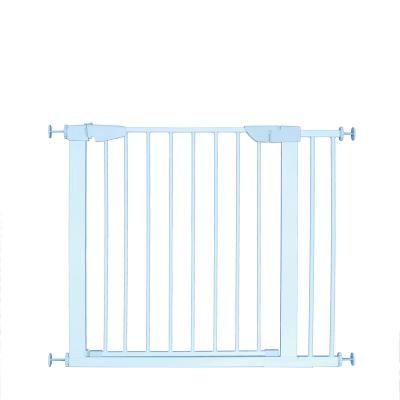 China Indoor Adjustable Metal Baby Safety Gate Children Pet Baby Fence Stair Gate for sale