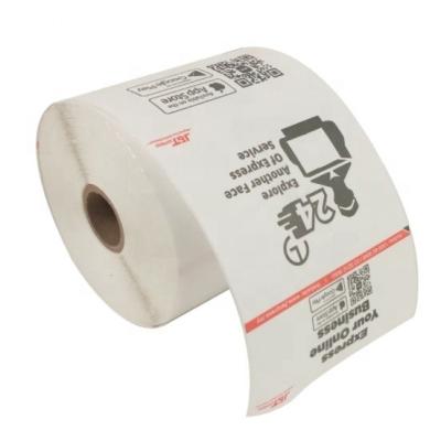 China 100 150 JNT Express Label Waterproof Printed Thermal Shipping Label 100mm x 150mm x 300pcs/roll Shipping Label Paper Computer Condition A6 for sale