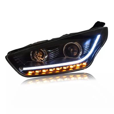 China 2015 For Ford Escort LED Auto Rise Lamp Running Turn Headlights ESCORT for sale