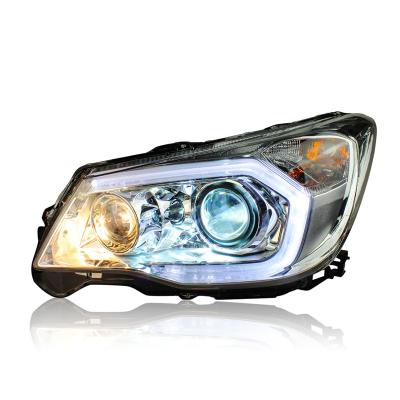 China 2013 Upgrade Car LED Head Lights Real Lamp Auto Lighting System For Subaru Forester Forester for sale