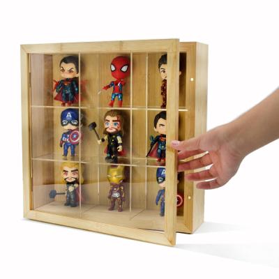 China Environmental friendly bamboo and gift craft acrylic display box with arbitrary combination for sale