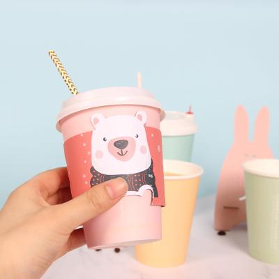 China Customized Design 16oz Disposable Eco-Friendly Biodegradable Single Wall Hot Drink Kraft Take Away Paper Coffee Cup for sale