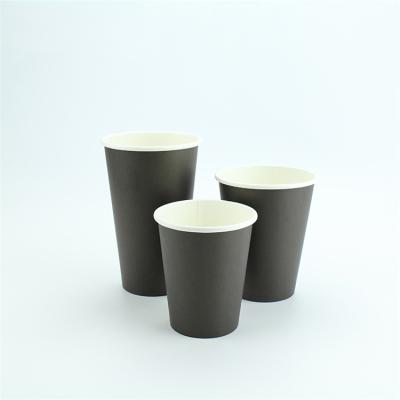 China 2.5 oz 4oz 6.5oz 8oz 12 oz 16oz 20oz 22oz 32oz Single Wall Sugarcane Bagasse Paper Cup With PLA Coated for sale