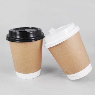 China DOUBLE WALL Paper Cups Double Wall Coffee One Matching Size Lid With Printed Logo for sale