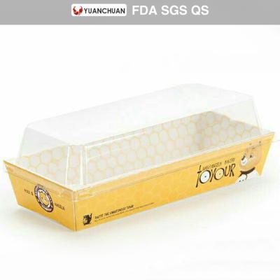 China Biodegradable Disposable Custom Printed Hot Dog Tray Box For Fat Food for sale