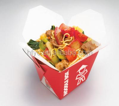 China Disposable Eco - Friendly Takeaway Container Chinese Noodle Box / Paper Noodle Box for sale