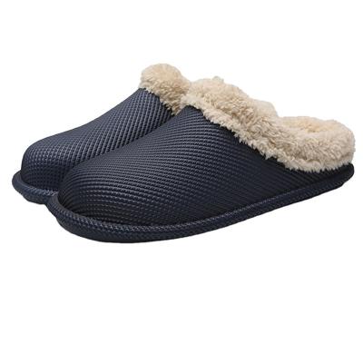 China 2022 Trend Lightweight New EVA Molded Warm Fur Striping Winter Thick Unique Soft Indoor Waterproof Sandals Clogs Mens Unisex Ladies for sale