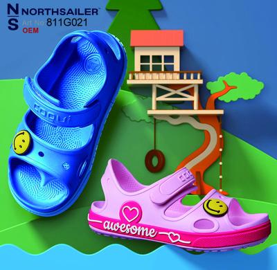 China Waterproof 2023 new EVA molded babies novelty soft outdoor emo emo comfortable sandals chokes babies infants for sale