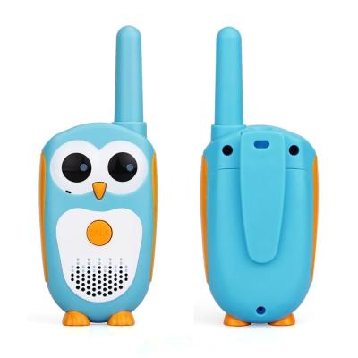 China Plastic Mini Long Range Owl Walkie Handheld Wireless Talking Movie For Kids Walkie Talkie for sale