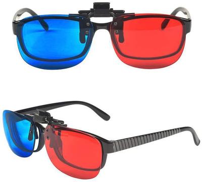 China Removable 3D Movie / 3D Games 3D Glasses Watching Red Blue 3D Glasses For All 3D Movies Games Lightweight Simple Design for sale