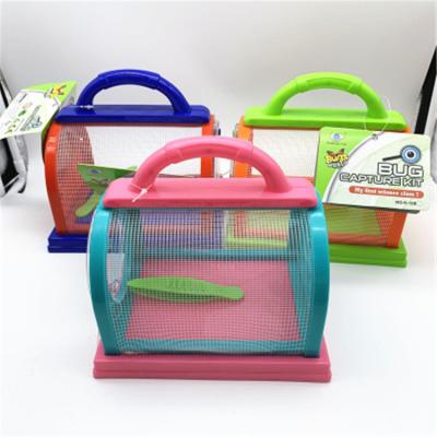 China Amazon Hot Sale Silkworm Breeding Toys Creature Cage Insect Catcher Toy and Habitat Insect Netting Kit Outdoor Exploring for sale