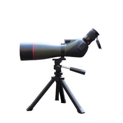 China Spotting Scope ED Telescope Lens Zoom 20-60x80 Porro BAK4 FMC Monocular Lens Waterproof With Tripod For Shooting Bird Watching JSVW03-206080ED for sale