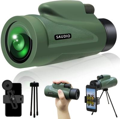 China Bird Watching Increasing 12X50 HD Camping Monocular Telescope with Fast Smartphone Holder, Day and Low Night Vision Monocular for Adults Kids Bird Watching for sale