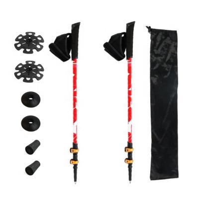 China EVA TUV/GS Approved EVA Handle 3parts Nordic Walking Pole With Quick Lock System for sale