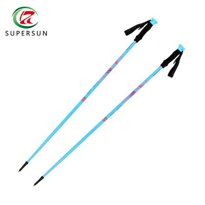 China Durable Ultralight One Section PP Handle Alpine Ski Pole for sale