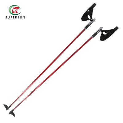 China Lightweight High Quality Hot Selling Padded Glove Aluminum Cross Country Ski Pole for sale