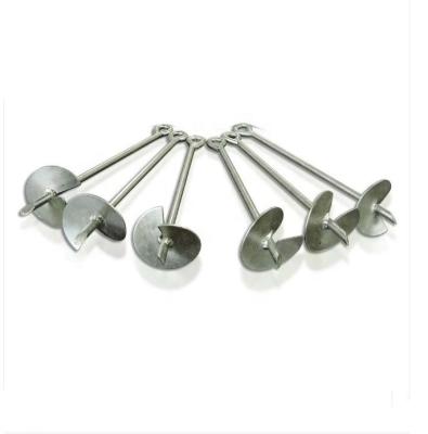 China Steel Product Hot Dip Galvanized Orchard Vineyard Trellis Propeller Screw Fixed Earth Anchors for sale