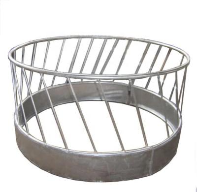 China Professional Cattle and Horse Use Manufacturer Product Galvanized Sheep / Cattle / Horse Bale Round Feeder for sale